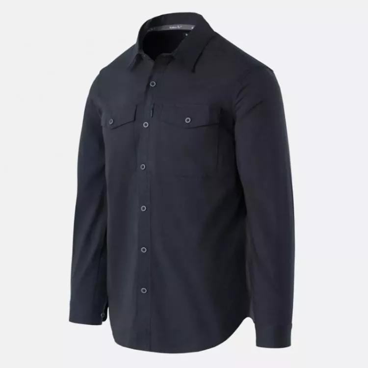 HELIKON-TEX COVERT CONCEALED CARRY SHIRT WASHED BLACK